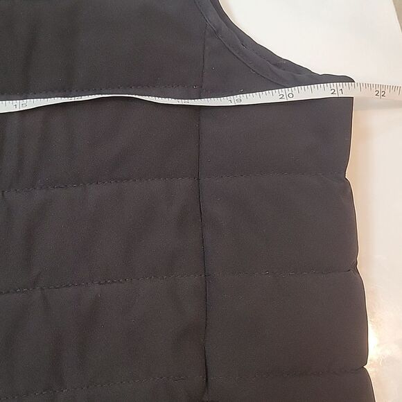 Zara Women's black quilted vest Size M - Picture 8 of 9